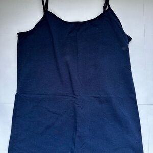Navy Spaghetti Strap tank top